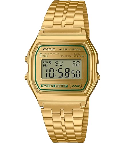 Amazon.com: CASIO Vintage Collection A159 Watch, Gold : Clothing